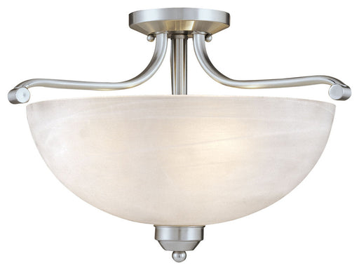 3 LIGHT SEMI FLUSH MOUNT