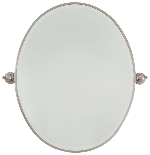 LARGE OVAL MIRROR - BEVELED