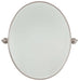 LARGE OVAL MIRROR - BEVELED