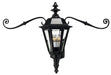 Large Wall Mount Lantern with Scroll