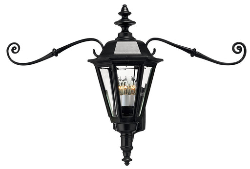 Large Wall Mount Lantern with Scroll