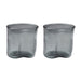 Grey Fish Net Glass Vase (Set of 2)