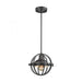 Aubridge 1-Light Mini Pendant in Oil Rubbed Bronze with Metal Shade