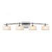 Eastbrook 4-Light Vanity Lamp in Polished Chrome with Opal White Glass