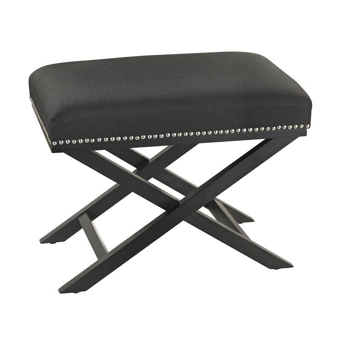 Black Cross Leg bench