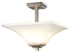 2 LIGHT SEMI FLUSH MOUNT