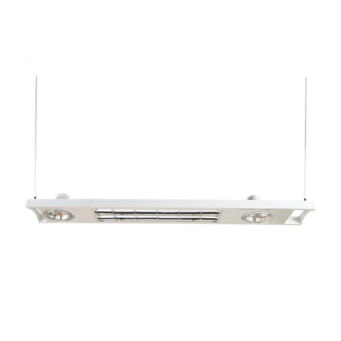 PENDANT,2LT,MR16/T5 14W,WHITE