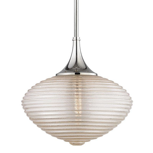 1 LIGHT PENDANT W/ BRASS MESH