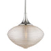 1 LIGHT PENDANT W/ BRASS MESH