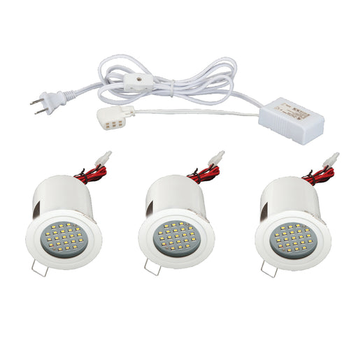 MINILITE KIT,LED,3LT,FIXED,WHT