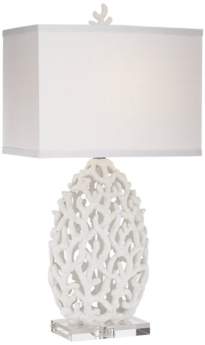 TL-Poly white coral lamp w/acrylic