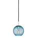 1 LIGHT PENDANT-BLUE GLASS