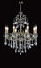 8 Light Up Chandelier with Antique Brass finish