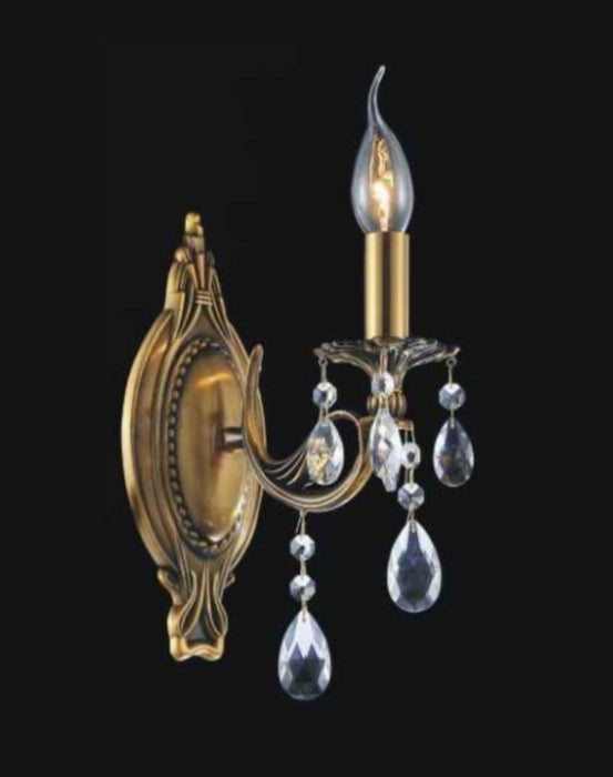 1 Light Wall Sconce with French Gold finish