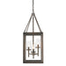 Smyth 3 Light Pendant (Gunmetal Bronze & Clear Glass)