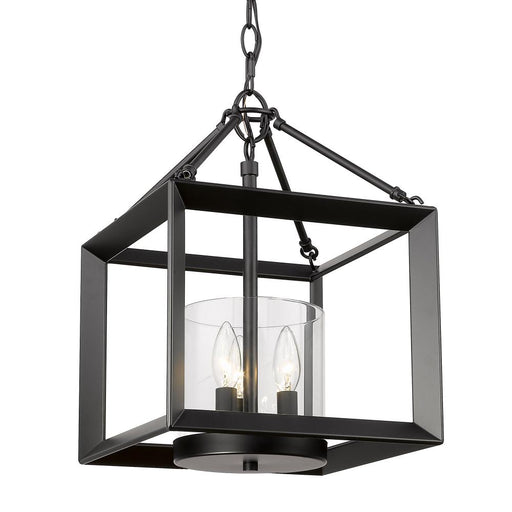 Smyth Mini Chandelier (Gunmetal Bronze & Clear Glass)