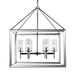 Smyth 6 Light Chandelier (Chrome & Clear Glass)