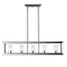 Smyth 5 Light Linear Pendant (Chrome & Clear Glass)