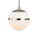 Brian Patrick Flynn for Crystorama Truax 1 Light Polished Nickel Mini Chandelier