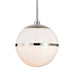 Brian Patrick Flynn for Crystorama Truax 1 Light Polished Nickel Chandelier