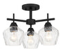 3 LIGHT SEMI FLUSH / CHANDELIER