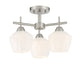 3 LIGHT SEMI FLUSH / CHANDELIER