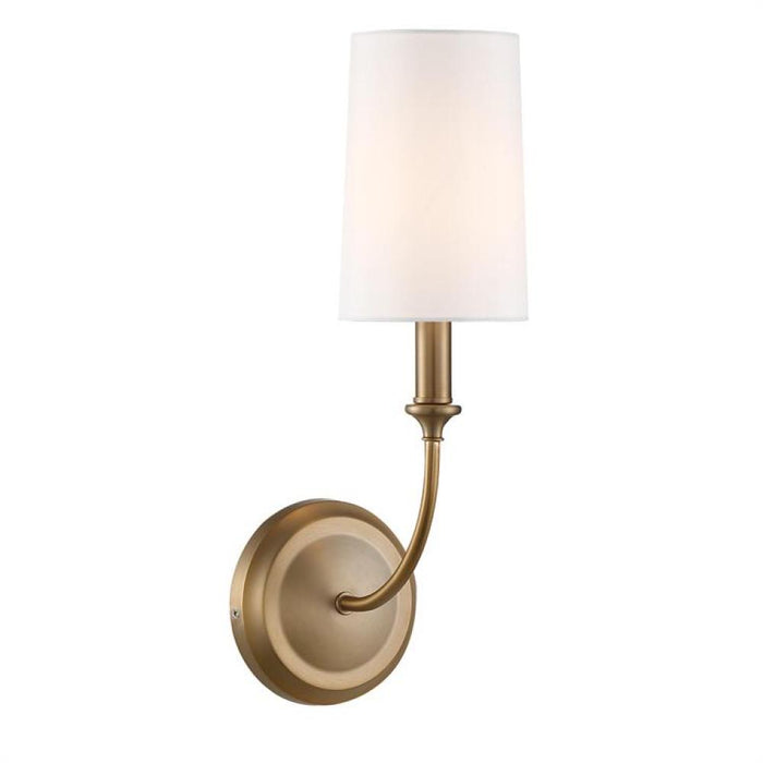 Libby Langdon for Crystorama Sylvan 1 Light Vibrant Gold Sconce