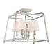 Libby Langdon for Crystorama Sylvan 4 Light Polished Nickel Ceiling Mount