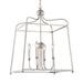 Libby Langdon for Crystorama Sylvan 4 Light Polished Nickel Chandelier
