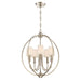 Libby Langdon for Crystorama Sylvan 5 Light Polished Nickel Chandelier