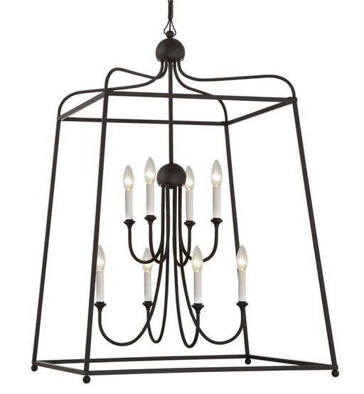 Libby Langdon for Crystorama Sylvan 8 Light Dark Bronze Chandelier