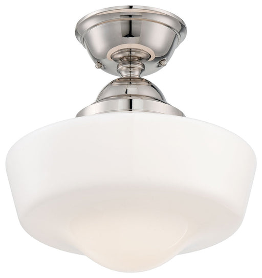 1 LIGHT SEMI FLUSH MOUNT