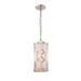 Libby Langdon for Crystorama Jennings 1 Light Polished Nickel Pendant