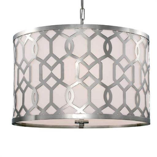 Libby Langdon for Crystorama Jennings 5 Light Polished Nickel Chandelier