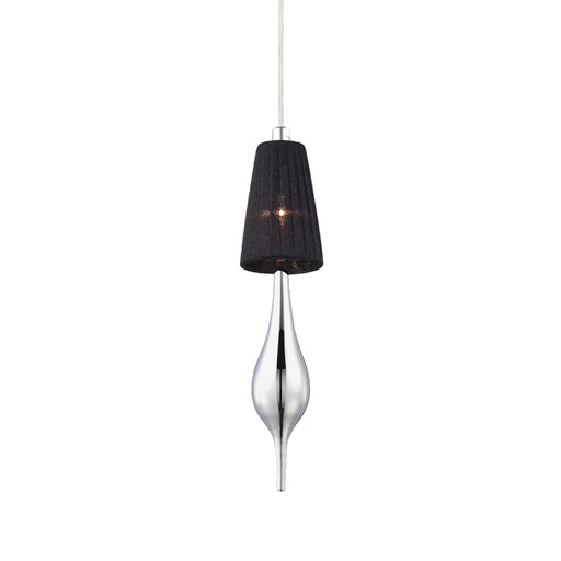 AQUA,1LT PENDANT,SMALL,CHR/BLK