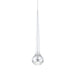 MICRO,1LT LED PENDANT,CHR/WHT