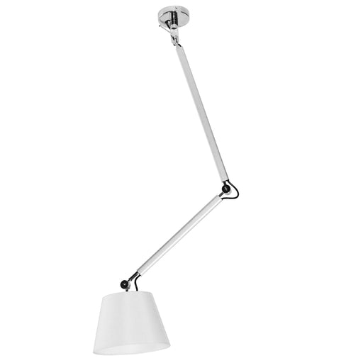 1LT Adjustable Arm Fixture, Silver Finish