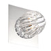 COSMO,1LT WALL SCONCE,CHR/CLR