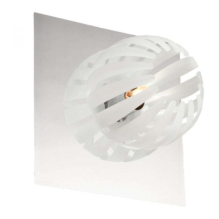 COSMO,1LT WALL SCONCE,CHR/FRST