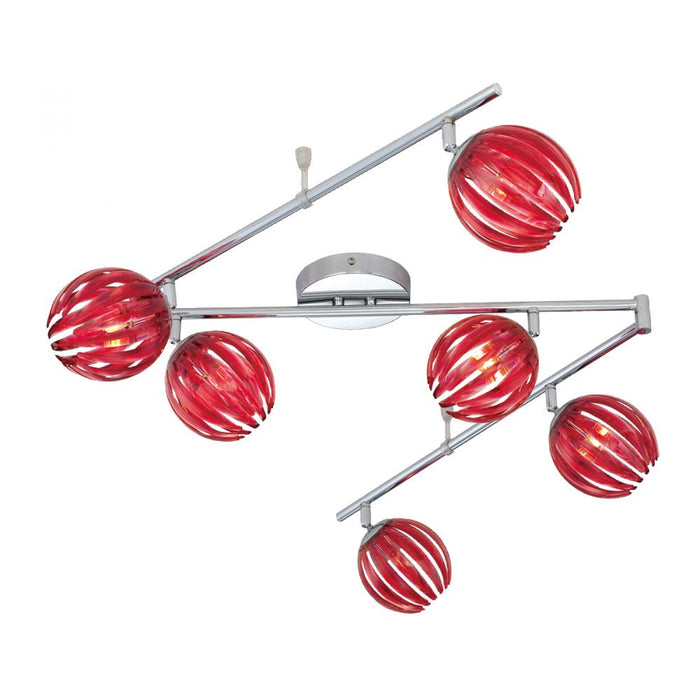 COSMO,6LT TRACK,CHROME,RED