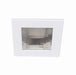 LED REC,2IN,3W,SQ,CHR/WHT