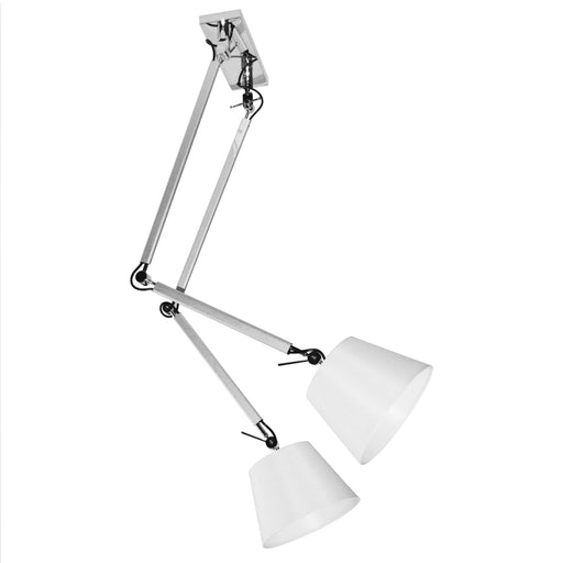 2LT Adjustable Arm Fixture, Silver Finish