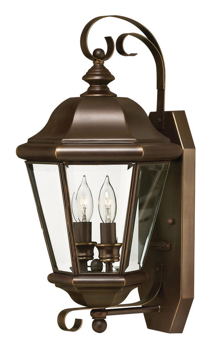 Small Wall Mount Lantern with Decorative Bottom