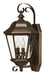 Small Wall Mount Lantern with Decorative Bottom