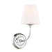 Libby Langdon for Crystorama Sylvan 1 Light Polished Chrome Wall Mount