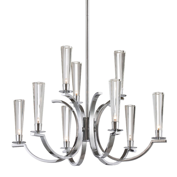 CROMO,9LT CHANDELIER,CHROME