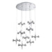 PEARLA,36LT LED CHANDELIER,CHR