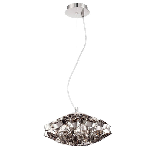 GRACE,3LT CHANDELIER,NICKEL