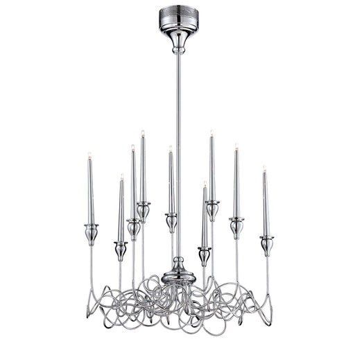 CANDELA,9LT CHANDELIER,CHROME