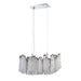 ELLENA,5LT CHANDELIER,NICKEL